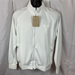 Nike Kobe Bryant Dri-FIT Basketball Knit Jacket White Mamba Men Small FZ0936-100